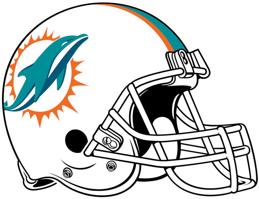 Miami Dolphins 2018-Pres Helmet Logo iron on transfers for fabric